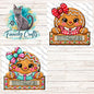 Gingerbread Girl Money Holders - Sublimation Digital File - Gift, ornament, decoration, sign, earrings, night light