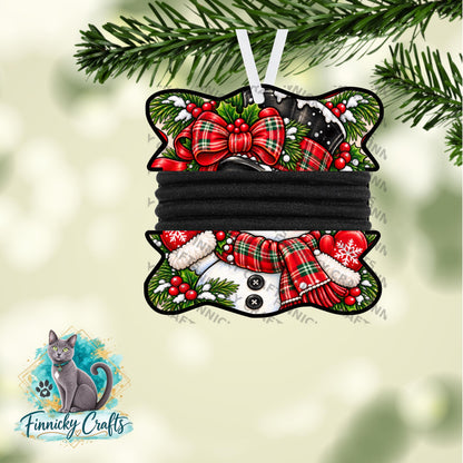 Wavy Christmas Hair Tie Holders Bundle, Personalizable, PNG, Sublimation Design, Digital Design
