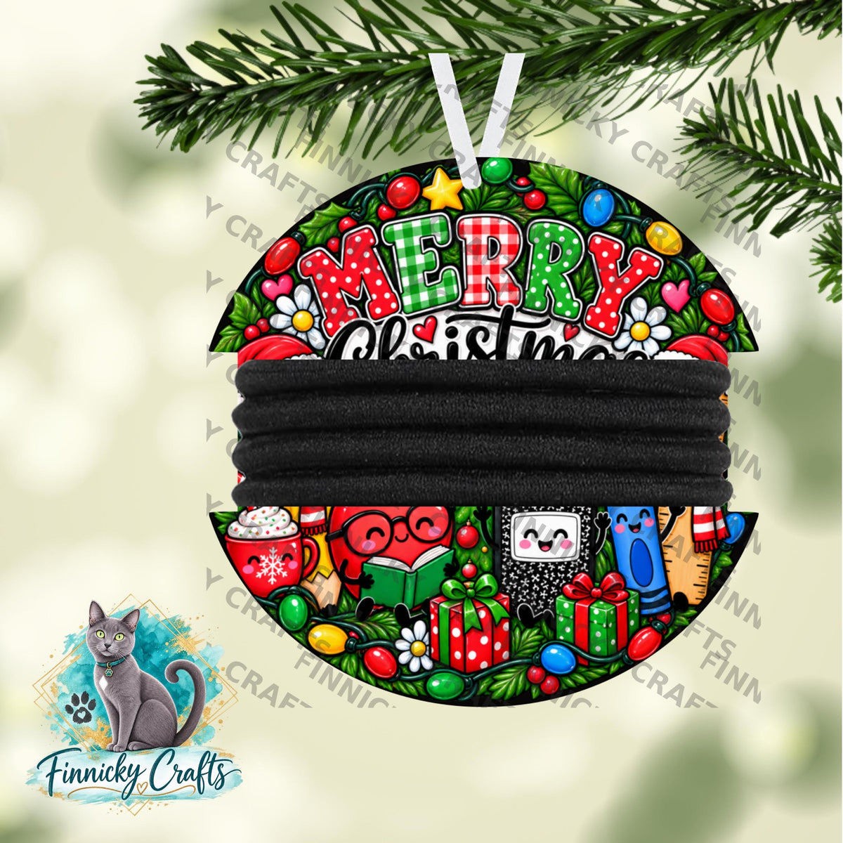 Teacher Hair Tie Holders Bundle, Personalizable, PNG, Sublimation Design, Digital Design