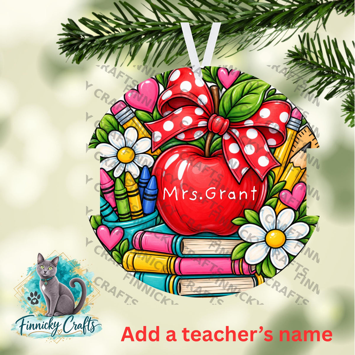 Teacher Hair Tie Holders Bundle, Personalizable, PNG, Sublimation Design, Digital Design