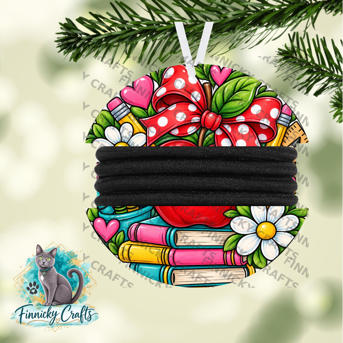 Teacher Hair Tie Holders Bundle, Personalizable, PNG, Sublimation Design, Digital Design
