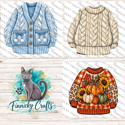 Sweater Digital Designs Ornament Design – Winter Nightlight Sublimation (PNG Digital Download)