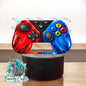 Video Game Controller Sublimation Design – Light Base, Night Light, Desk Decor (Digital Download)