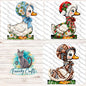 Goose in a bonnet, Sublimation, Digital, PNG, DTF, Design, Download Only, Light Base