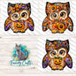 Halloween/Fall Owls Earrings Bundle Sublimation, Digital, PNG, Design, Download, Ornaments, Nightlight, Gift, MDF and Acrylic