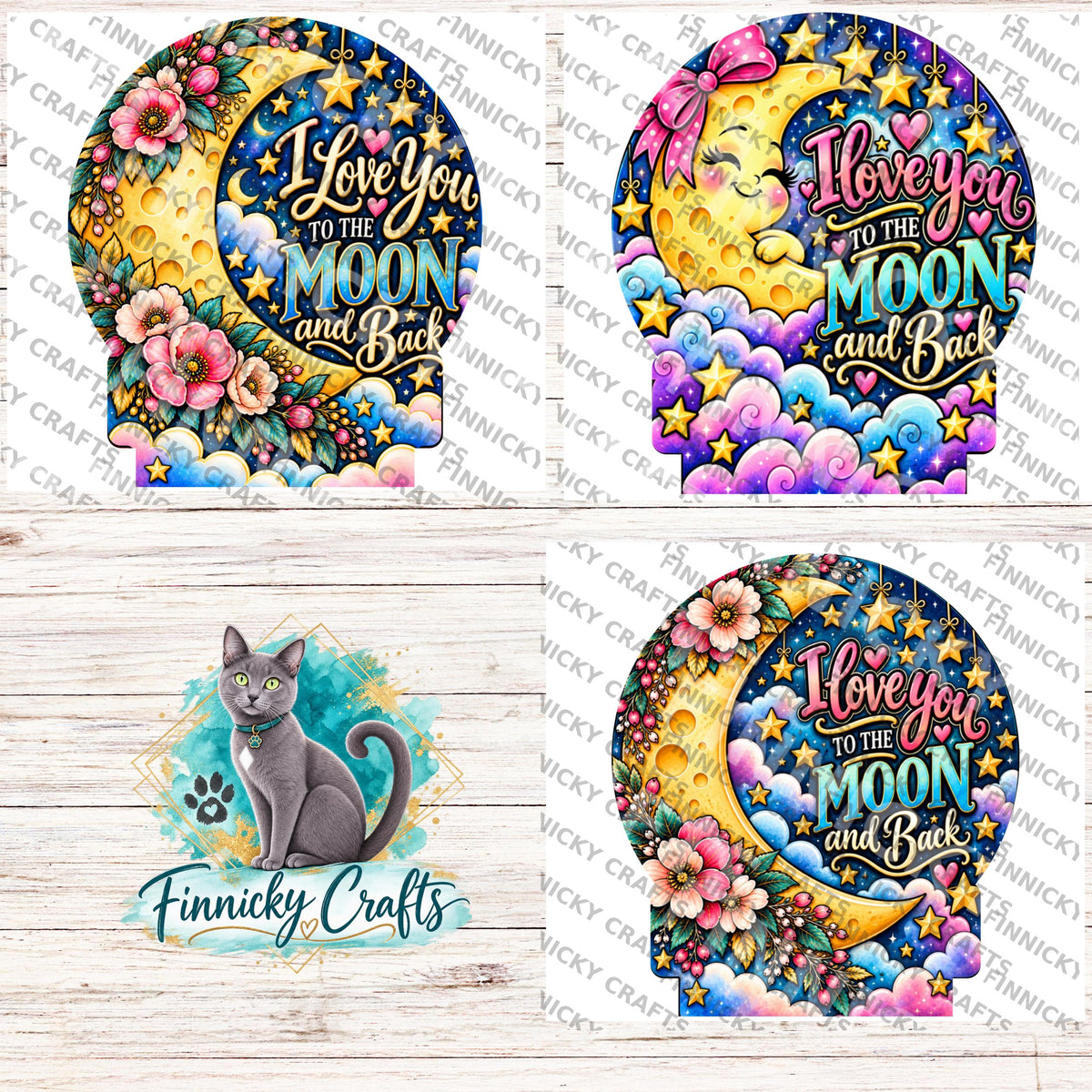 I Love You to the Moon and Back Light Base, PNG, Sublimation Design, Digital Download