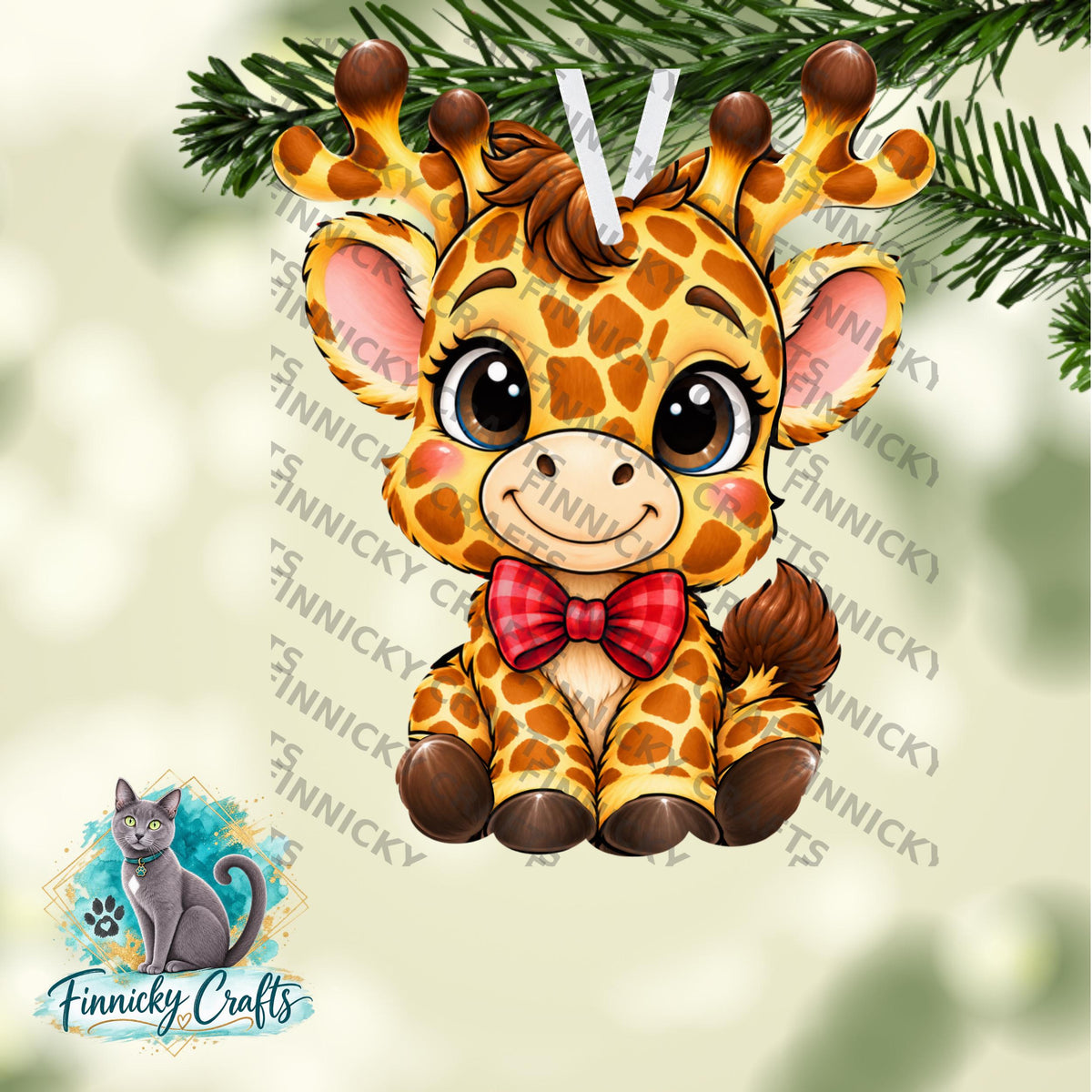 Boy Giraffe Bundle (Reindeer with a Bow Shape), GG Sublimation PNG – Sublimation Design, Digital Design
