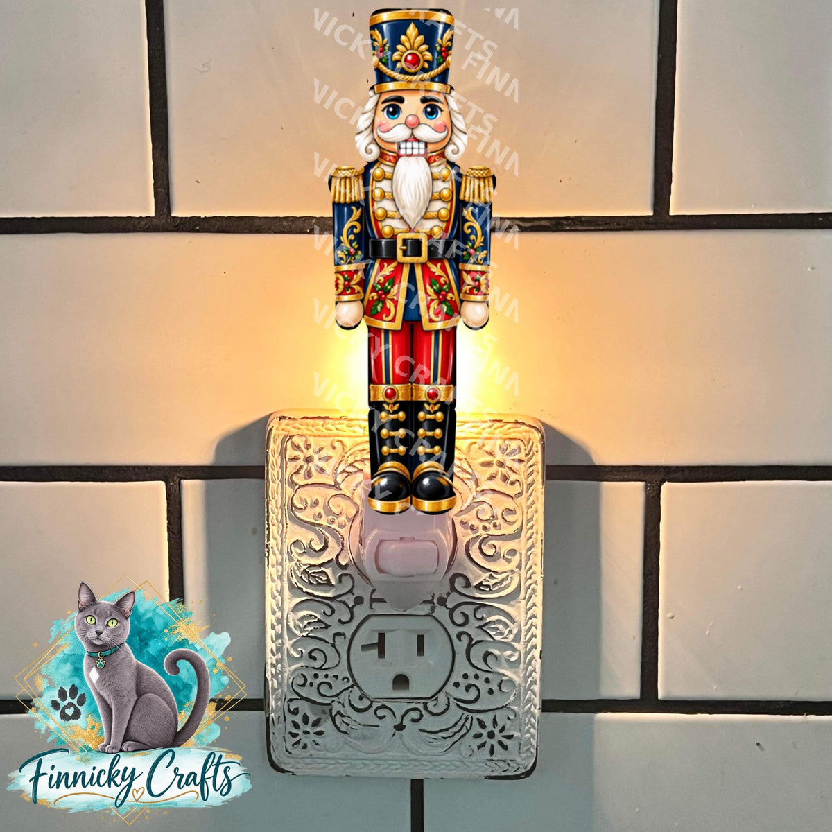 Christmas Nutcracker Ornament, Door Hanger, Earrings, Sublimation Design (PNG Download)