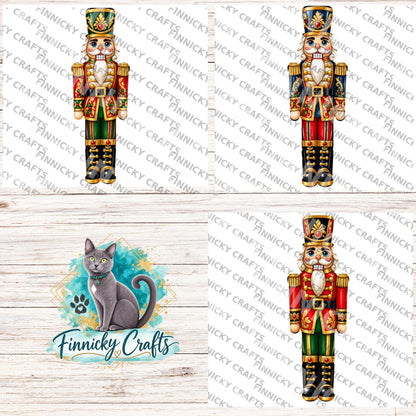 Christmas Nutcracker Ornament, Door Hanger, Earrings, Sublimation Design (PNG Download)