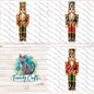 Christmas Nutcracker Ornament, Door Hanger, Earrings, Sublimation Design (PNG Download)