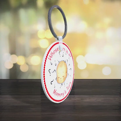 Double-Sided Coin, Whose turn is it?  Mommy or Daddy Round (Digital Download)