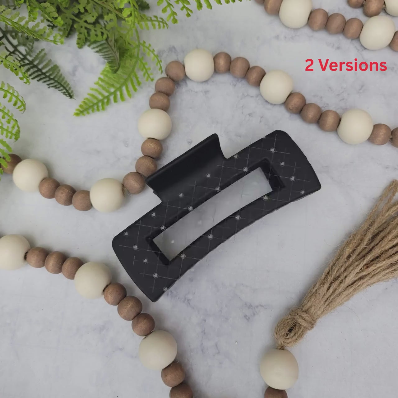 Flowers and Easter Eggs Hair Clip, Sublimation Design (Digital Designs)
