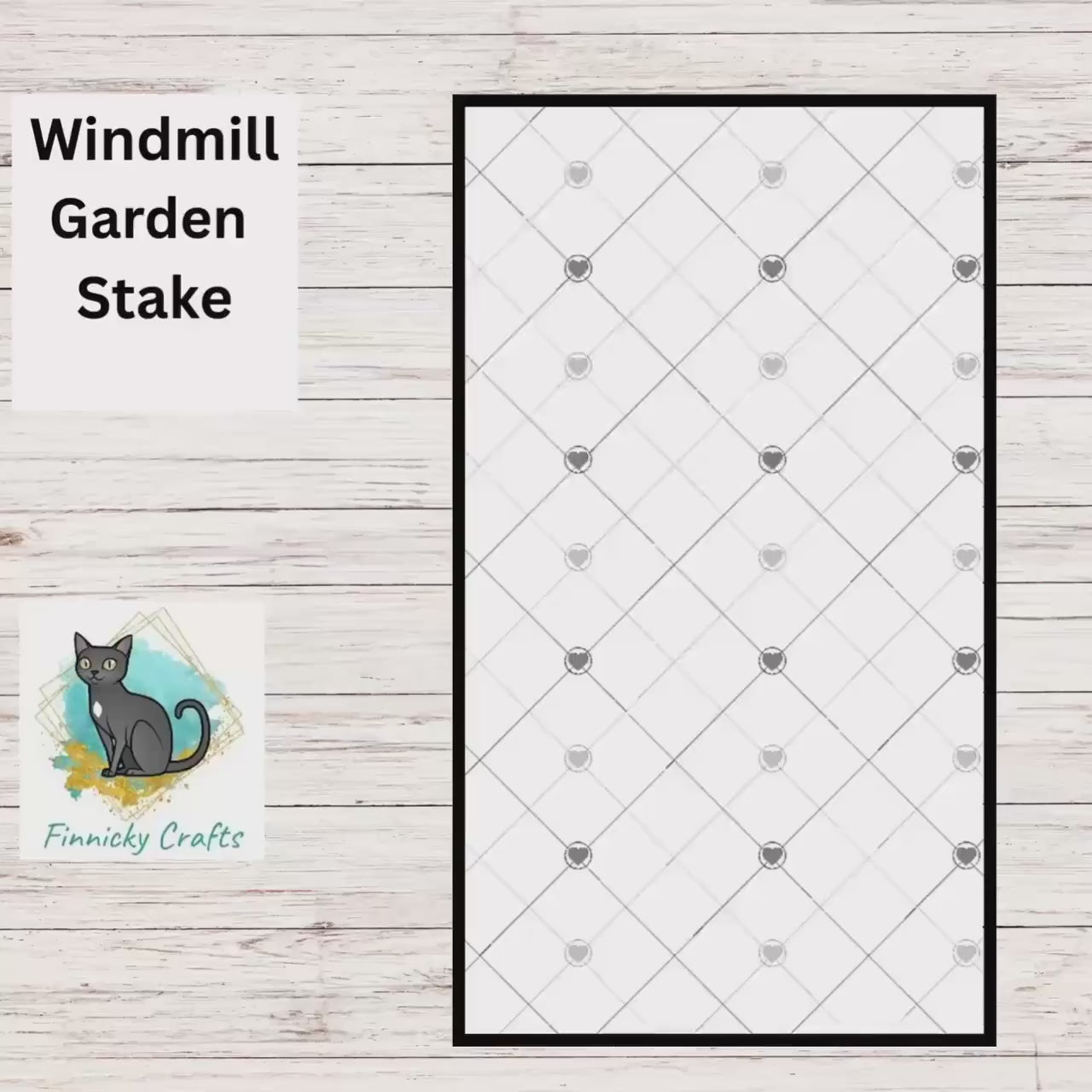 Windmill, Texas, Longhorn, Bluebonnets - Garden Stake Sublimation Design (Digital Design)