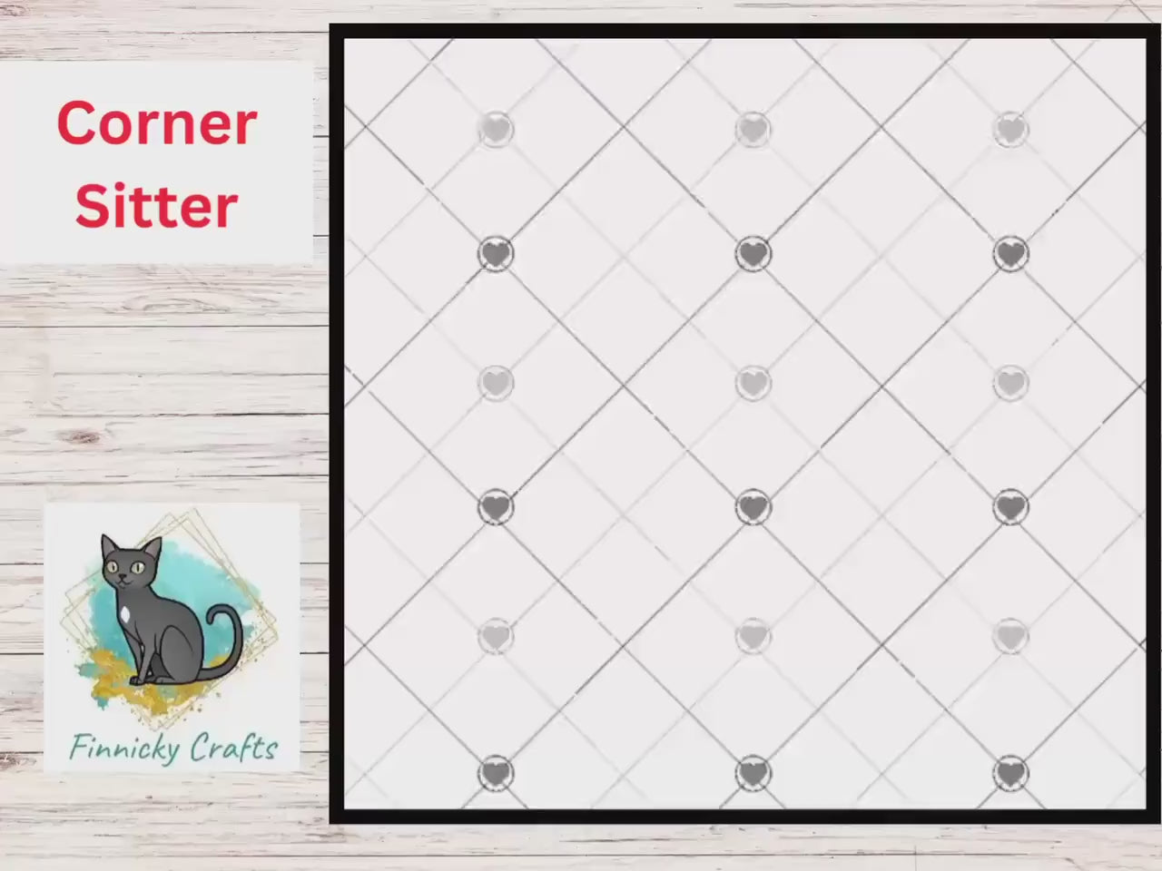 Christmas Tree Ornament Corner Sitter – PNG Digital Download for Sublimation